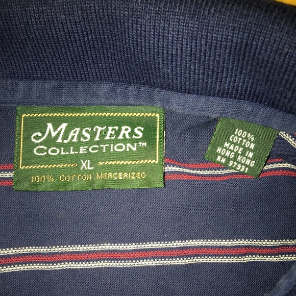 Masters Collection Golf Polo Shirt Mens Sz XL - Picture 3 of 6